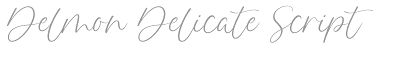 Delmon Delicate Script